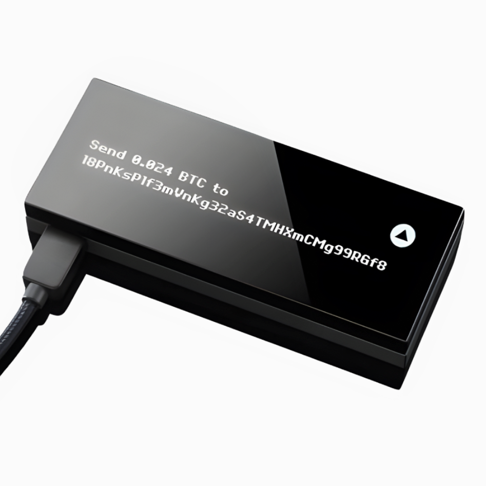 KeepKey Crypto Hardware Wallet – Cold Storage Wallet with On-Device Confirmation, Secure Offline Crypto Storage (USB, Classic Grey)